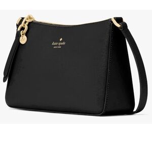 Kate Spade Black Crossbody Bag with Gold Accents